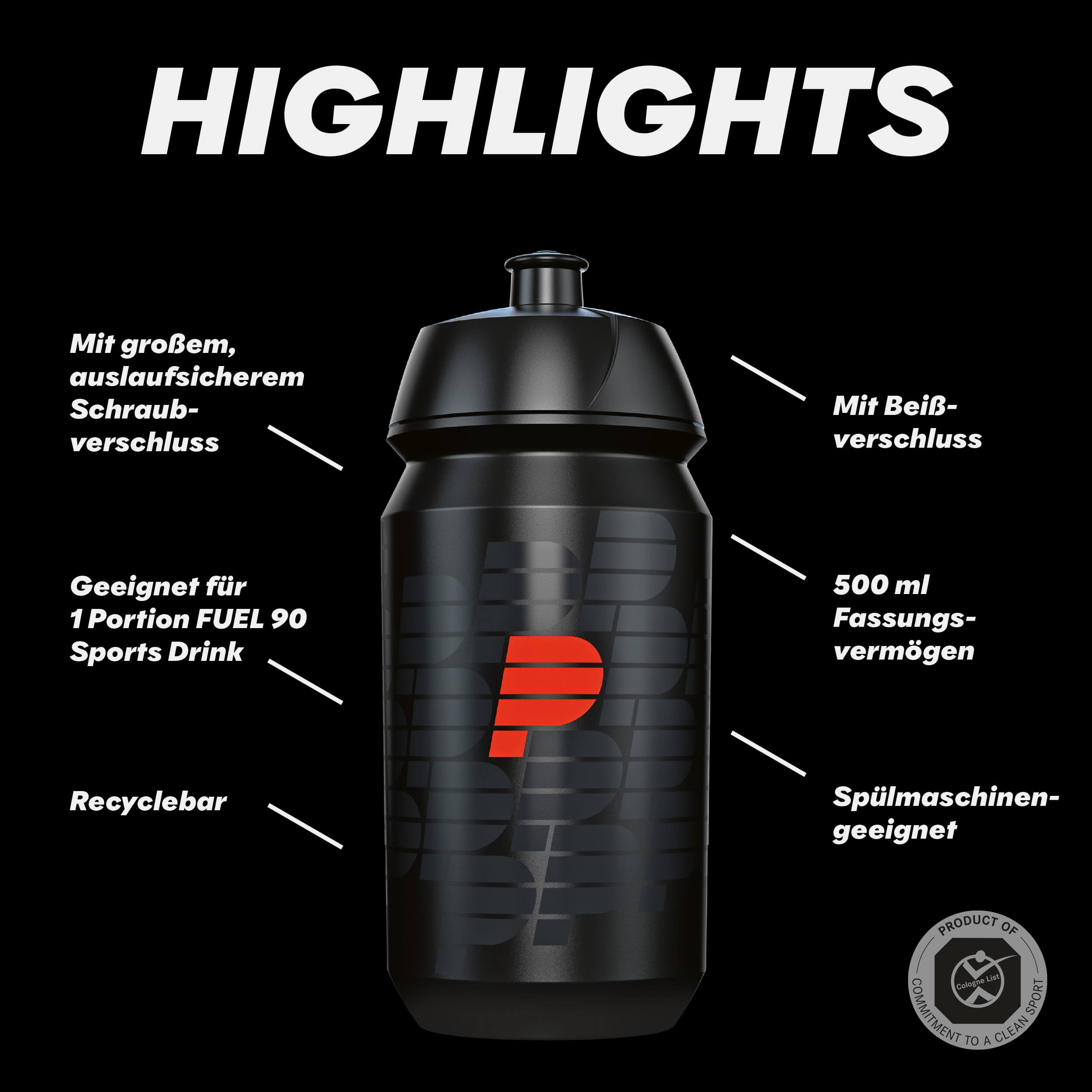 Powerbar Black Line Flasche 500ml